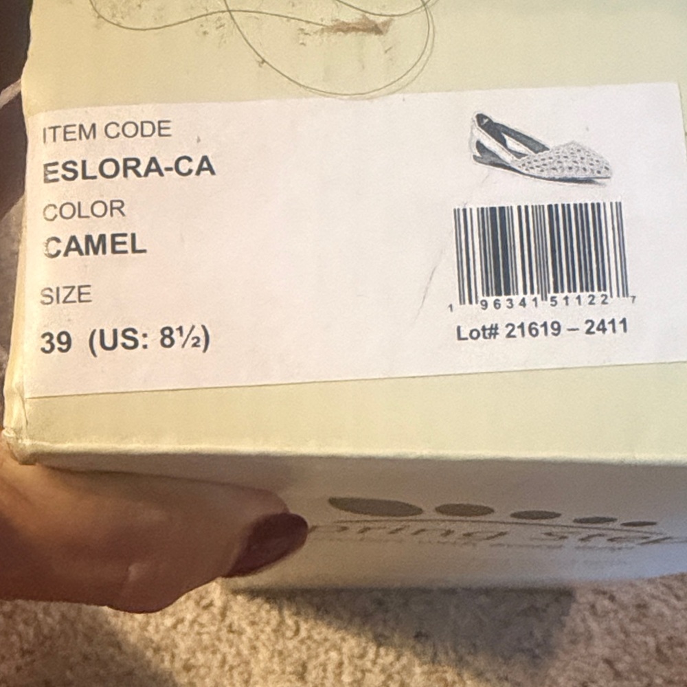 Spring Step Women's Tan Woven Leather Slingback Loafers - Picture 11 of 11
